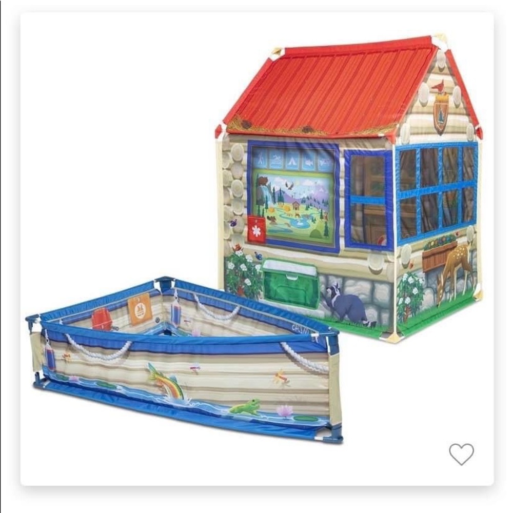 Melissa and Doug boat and play house